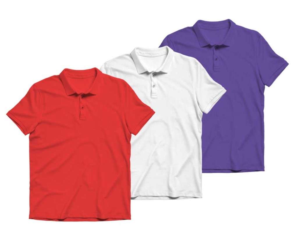 Basic Cotton Polo T-Shirt – All Colours