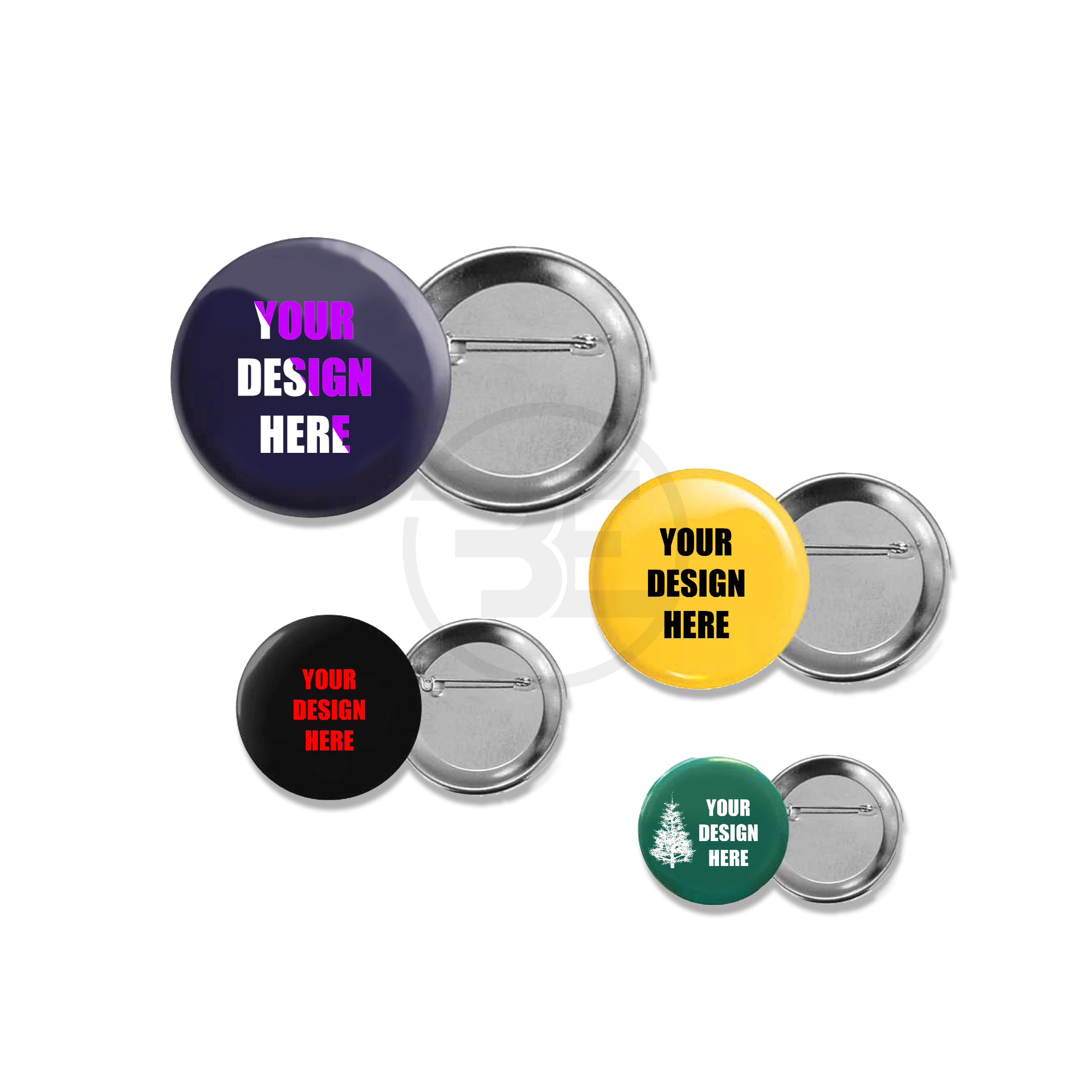 Customized Round Button Badge
