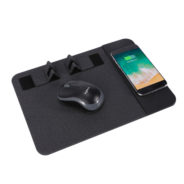 Wireless Charging Mouse Pad With Mobile Stand