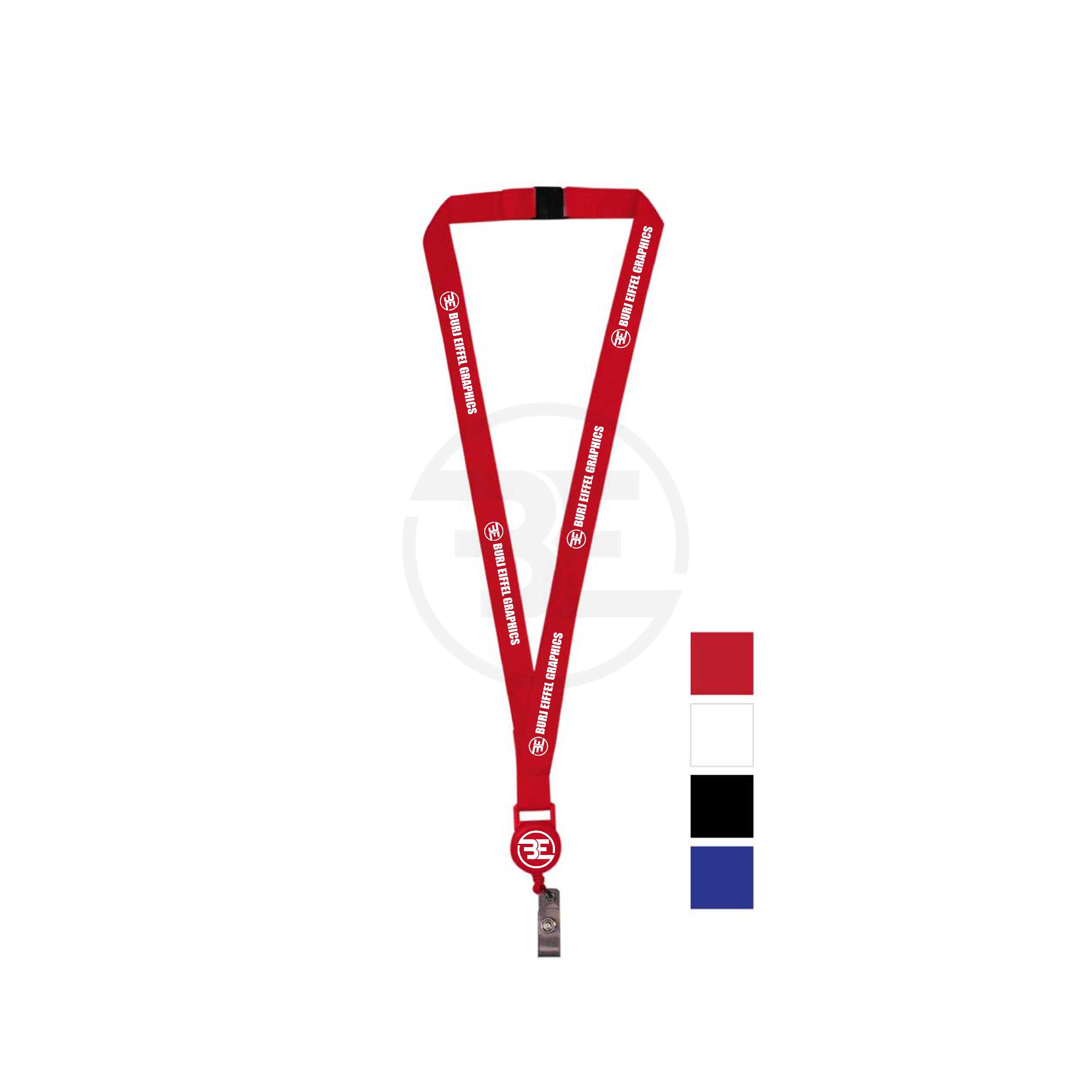 Lanyard with Reel Badge