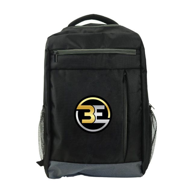 Black 1680D Polyester Backpacks logo