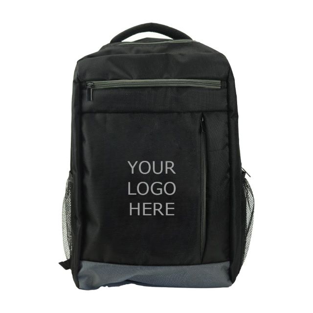 Black 1680D Polyester Backpacks