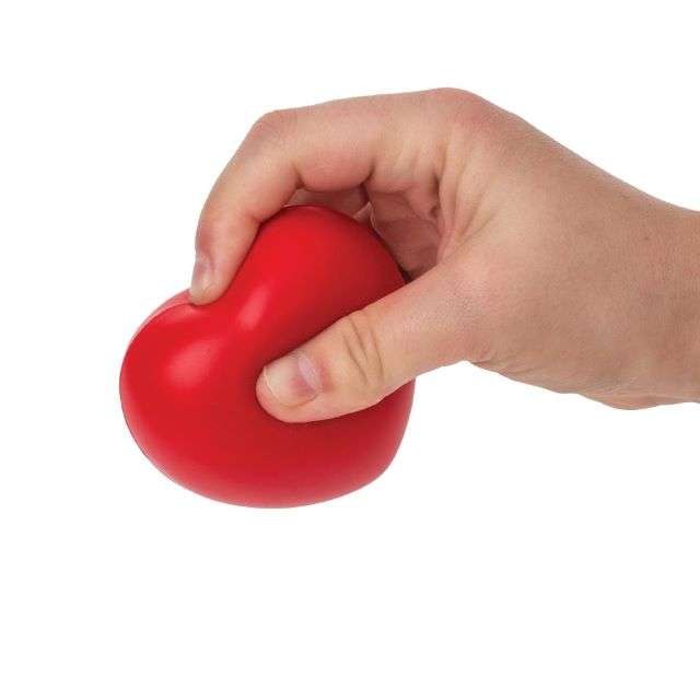 Heart-Shaped Anti-Stress Balls