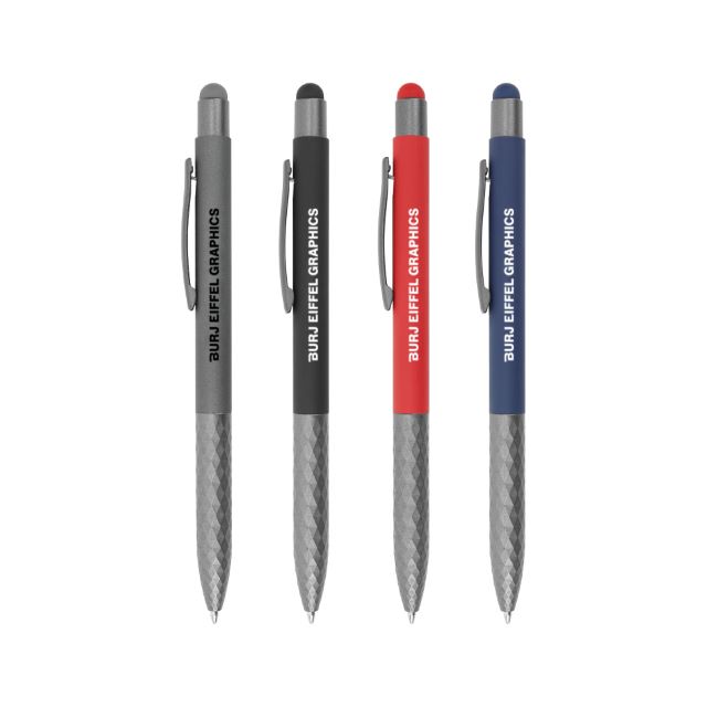 Metal-Pens-with-Textured-Grip- branding